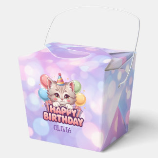 Ballotins Anniversaire Personnalisé de Chat pour Fête d'Enfa
