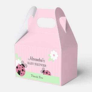 Ballotins Anniversaire rose personnalisé de baby shower de
