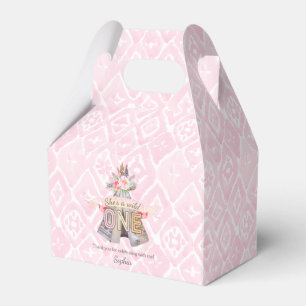 Ballotins Anniversaire sauvage de Teepee tribal floral de