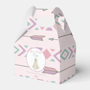 Ballotins Anniversaire sauvage de Teepee tribal floral un ę