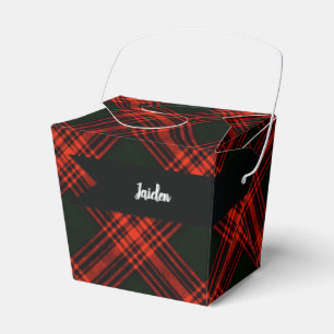 Ballotins Antique Menzies Chasse Tartan Plaid Motif