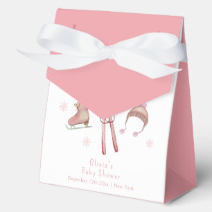 Ballotins Après Bébé Pink Winter Fête Prénatale Bébé Ski
