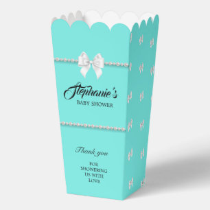 Ballotins Aqua Turquoise Elegant Tiffany Baby shower à thème