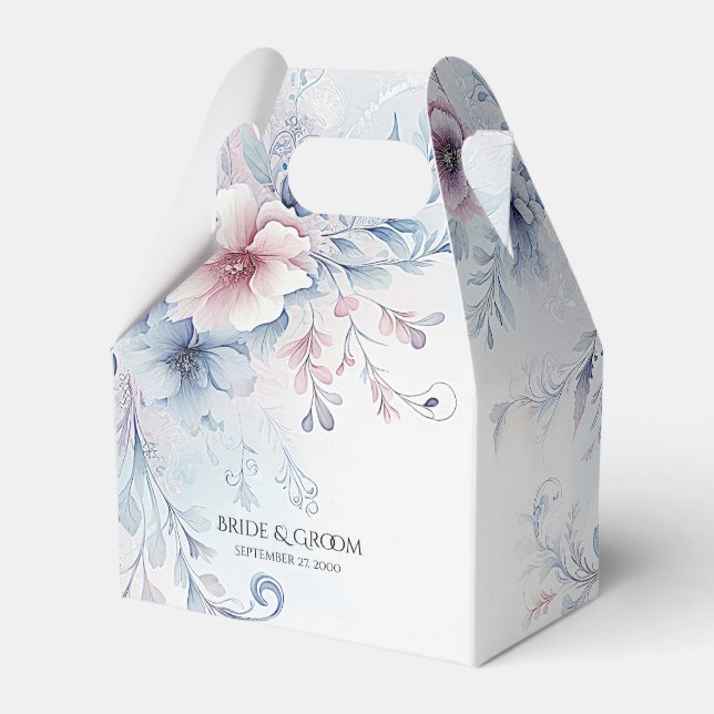 Ballotins Aquarelle bleu rose Ballotin (Verso)