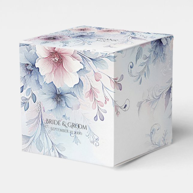 Ballotins Aquarelle bleu rose Ballotin (Verso)