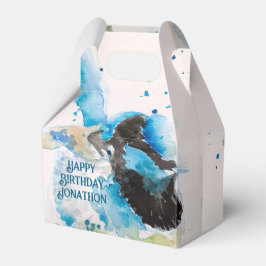 Ballotins Aquarelle bleu Wren Joyeux Anniversaire Wrens Aqua
