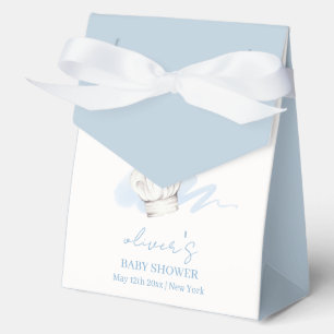 Ballotins Aquarelle bleue Moderne Petit Chef Baby shower