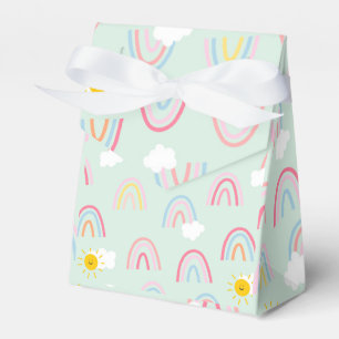 Ballotins Aquarelle Boho arc-en-ciel et soleil