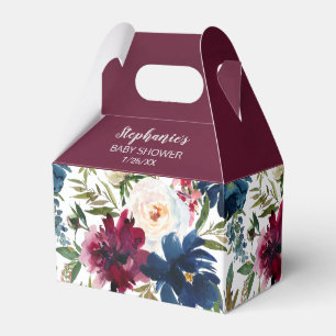 Ballotins Aquarelle Bourgogne Baby shower des fleurs de la m