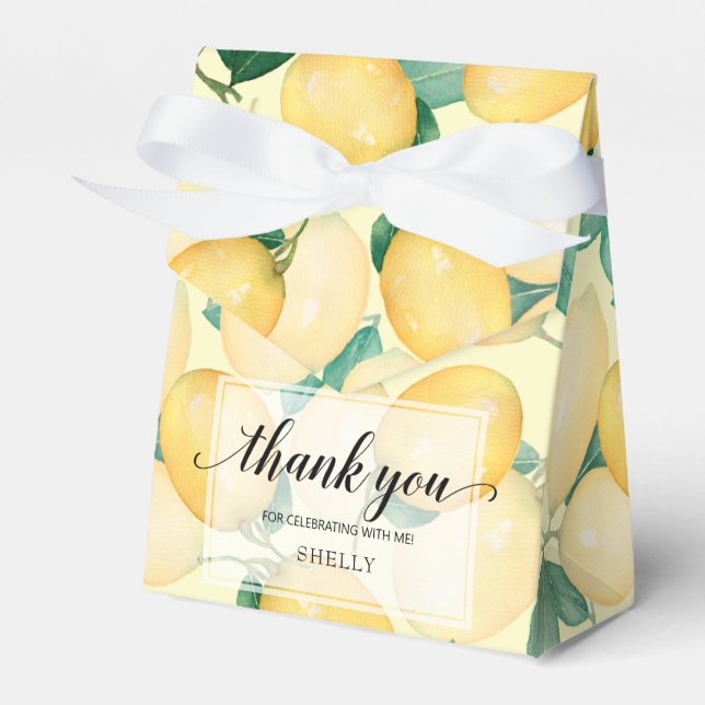 Ballotins Aquarelle Citrus Lemons (Verso)