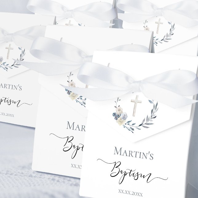 Ballotins Aquarelle de baptême couronne florale (Créateur téléchargé)