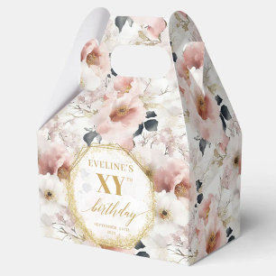 Ballotins Aquarelle dorée rose rousse glacée