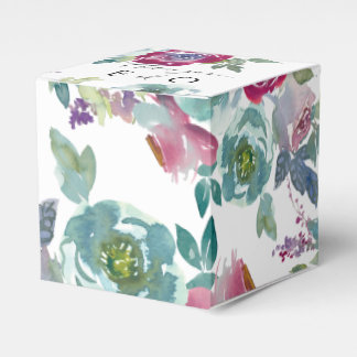 Ballotins Aquarelle florale Menthe & Mauve