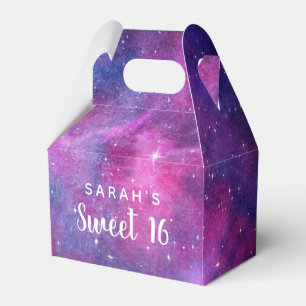 Ballotins Aquarelle Galaxie Rose Et Sweet sixteen Violet