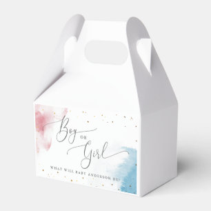 Ballotins Aquarelle garçon ou fille Fête de révélation de ge