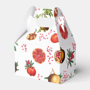 Ballotins Aquarelle grenade Motif de fruits méditerranéen