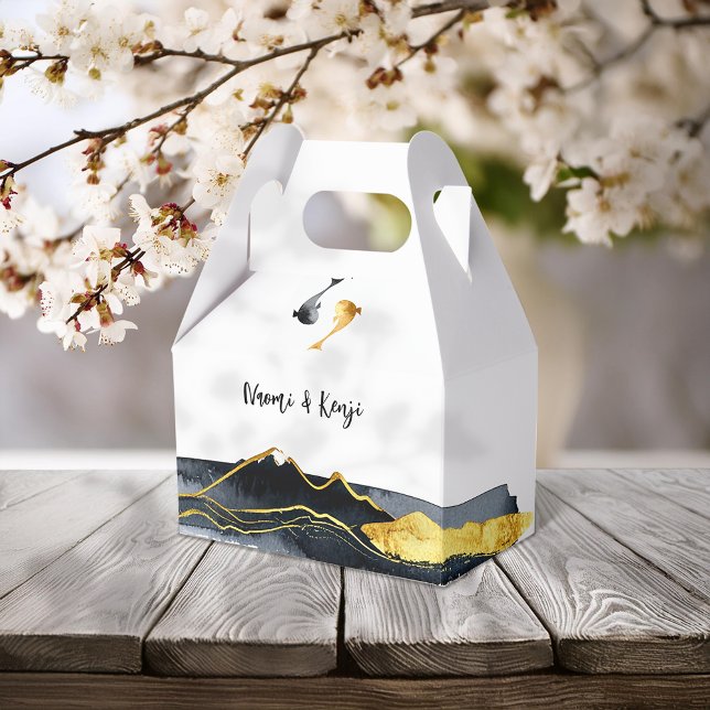 Ballotins Aquarelle Koi Fish Mariage (Créateur téléchargé)