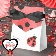 Aquarelle Ladybug Anniversaire Treat