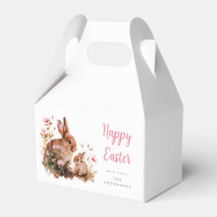 Ballotins Aquarelle Lapin Floral Pâques