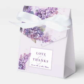 Ballotins Aquarelle Lilacs Mariage été printemps