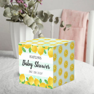 Ballotins Aquarelle moderne Baby shower citronnier