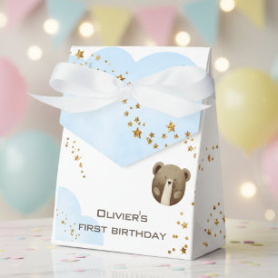 Ballotins Aquarelle notre petit ours un bébé anniversaire