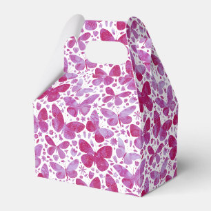 Ballotins Aquarelle papillon rose