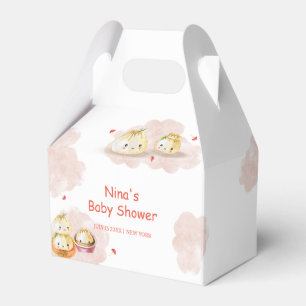 Ballotins Aquarelle Petit Baby shower de champignon