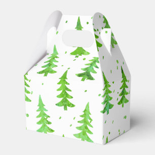 Ballotins Aquarelle Pine Arbres