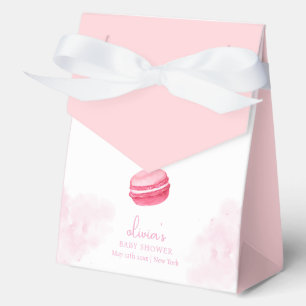 Ballotins Aquarelle rose Bonjour Bébé Macaron Baby shower