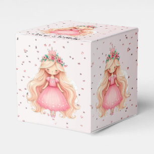 Ballotins Aquarelle rose princesse Anniversaire