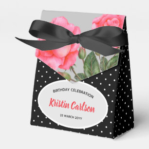 Ballotins Aquarelle rose rose Shabby Design chic