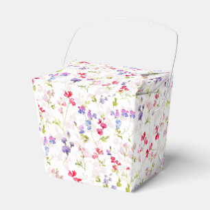 Ballotins Aquarelle Sweet Peas joliment fleuri