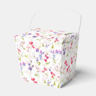Ballotins Aquarelle Sweet Peas joliment fleuri