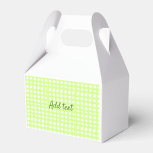 Ballotins Aquarelle vert plaid ginham personnalisé ajouter t