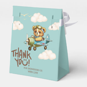 Ballotins Aquarelle Whimsical Pilote Merci Ours Teddy