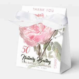 Ballotins Aquarelles originales Peony 50e anniversaire TOFB