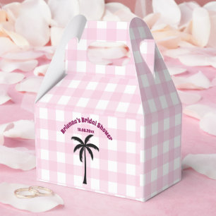Ballotins Arbre à Palmes Blanc Rose Damier Enterrement de Vi