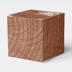 Ballotins Arbre Cercles Rustique Mariage campagnard Ballotin
