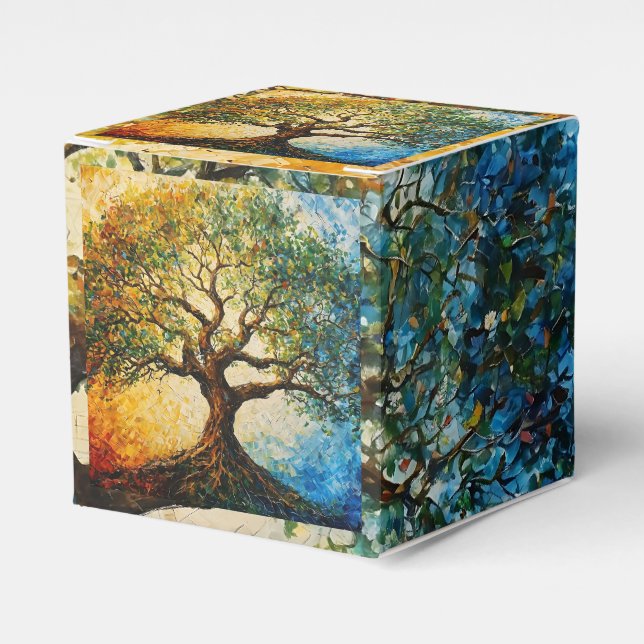 Ballotins Arbre de connaissances - Peinture à l'huile (Verso)
