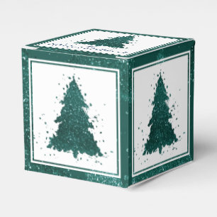 Ballotins Arbre de Noël Moody   Minuit foncée Vert Turquoise