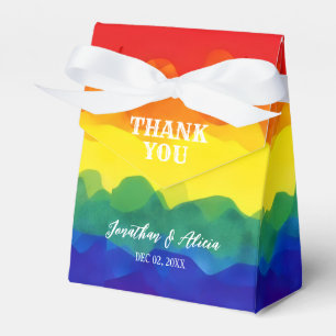Ballotins Arc-en-ciel coloré frère Merci d'anniversaire