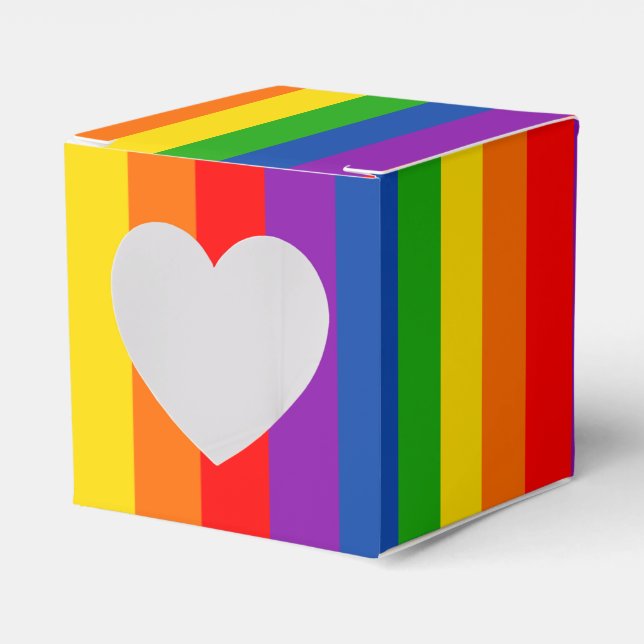 Ballotins Arc-en-ciel LGBTQ+ Pride drapeau, couleurs Gay pri (Verso)