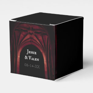 Ballotins Arc gothique Mariage élégant Noir Rouge