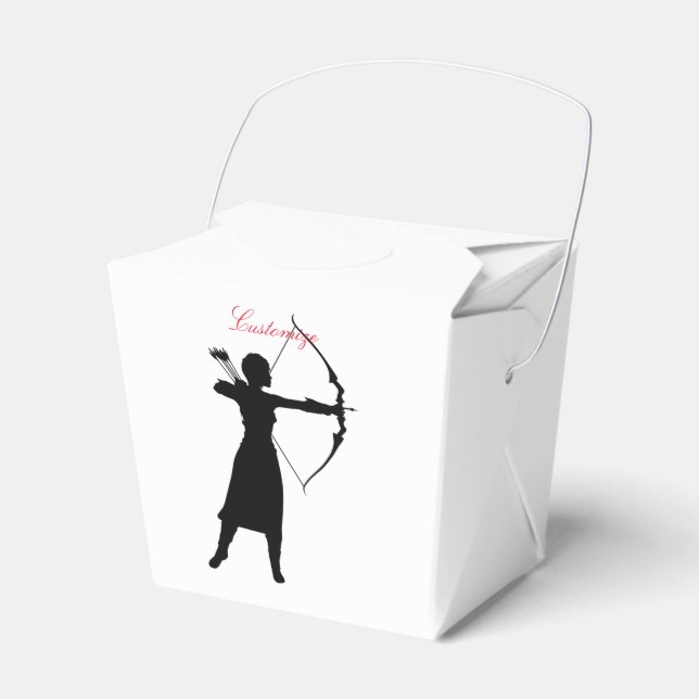 Ballotins Archer Femme Silhouette Thunder_Cove (Verso)