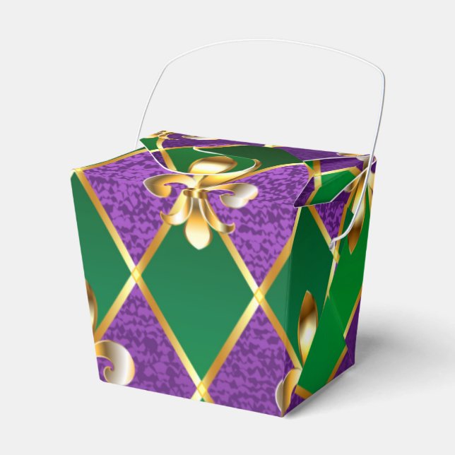 Ballotins Arrière - plan de bijoux Mardi Gras (Verso)