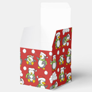 Ballotins Arrière - plan de pingouins de Noël
