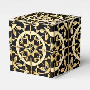 Ballotins Art de motif géométrique doré élégant