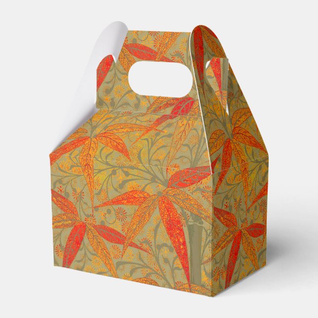 Ballotins Art en bambou terrestre Vintage Imprimer orange (Verso)