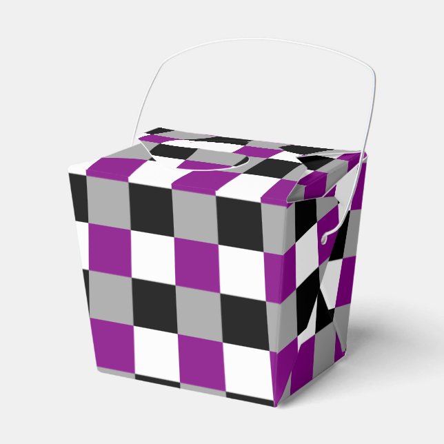 Ballotins Asexuality couleurs à damiers motif (Verso)